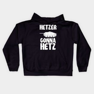 Hetzer Gonna Hetz Jagdpanzer 38 white version Kids Hoodie